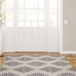 Linon Indoor Outdoor Machine Washable Ezili Accent 3'x5' Rug in Ivory