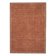Linon Indoor Outdoor Machine Washable Hama Accent 2'x3' Rug in Orange