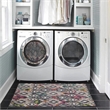 Linon Indoor Outdoor Machine Washable Conch Accent 2'x3' Rug in Ivory and Gray