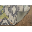 Linon Indoor Outdoor Machine Washable Conch Accent 3'x5' Rug in Ivory and Gray