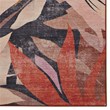 Linon Indoor Outdoor Machine Washable Luna Polyester Accent 2'x3' Rug in Orange