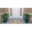 Linon Indoor Outdoor Machine Washable Marin Polyester Accent 2'x3' Rug in Ivory