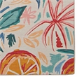 Linon Indoor Outdoor Machine Washable Marin Polyester Accent 2'x3' Rug in Ivory