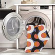Linon Indoor Outdoor Machine Washable Adira Accent 2'x3' Rug in Orange/Pink