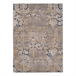 Linon Indoor Outdoor Machine Washable Anthia Accent 2'x3' Rug in Navy and Sand