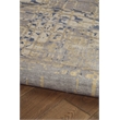 Linon Indoor Outdoor Machine Washable Anthia Accent 3'x5' Rug in Navy and Sand