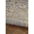 Linon Indoor Outdoor Machine Washable Anthia Area 5'x7' Rug in Navy and Sand