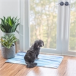Linon Indoor Outdoor Machine Washable Kai Accent 2'x3' Rug in Blue and Ivory