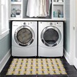 Linon Indoor Outdoor Machine Washable Lucia Polyester Accent 2'x3' Rug in Ivory