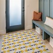 Linon Indoor Outdoor Machine Washable Lucia Polyester Accent 3'x5' Rug in Ivory
