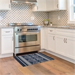 Linon Indoor Outdoor Machine Washable Danton Accent 2'x3' Rug in Navy