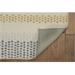 Linon Indoor Outdoor Machine Washable Alfie Accent 2'x3' Rug in Ivory and Blue