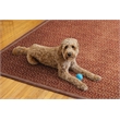 Linon Indoor Outdoor Machine Washable Hama Area 7'x9' Rug in Orange and Ivory