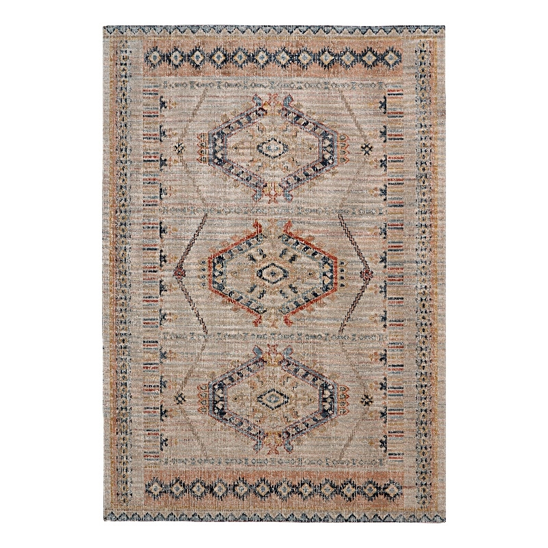 Linon Great Zero Lana Polyester 2'x3' Accent Rug in Ivory