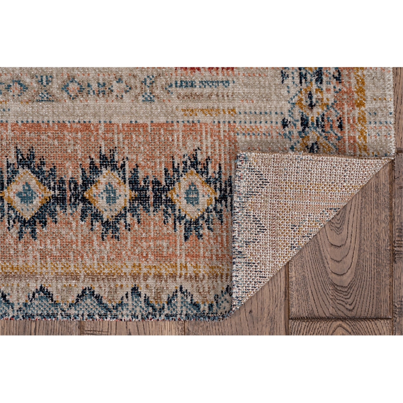 Linon Great Zero Lana Polyester 8'x10' Area Rug in Ivory