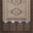Linon Great Zero Lana Polyester 8'x10' Area Rug in Ivory