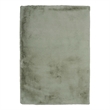 Linon Maven Faux Rabbit Polyester 3'x5' Accent Rug in Green