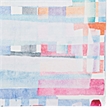 Linon Motif Printed Faux Rabbit Swatch Polyester 3'x5' Accent Rug in Pink