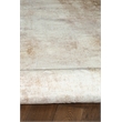 Linon Motif Printed Faux Rabbit Simone Polyester 3'x5' Accent Rug in Ivory