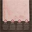 Linon Maven Faux Rabbit Polyester 3'x5' Accent Rug in Pink
