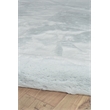 Linon Maven Faux Rabbit 5' x 7' Area Rug in Pastel Blue