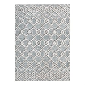 Linon Marion Helia Polyester 8' x 10' Area Rug in Cream