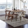 Linon Marion Novi Polyester 8' x 10' Area Rug in Cream