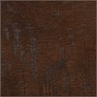 Linon Liz Rustic Wood 5 Piece Counter Height Dining Set Padded Seats in Brown