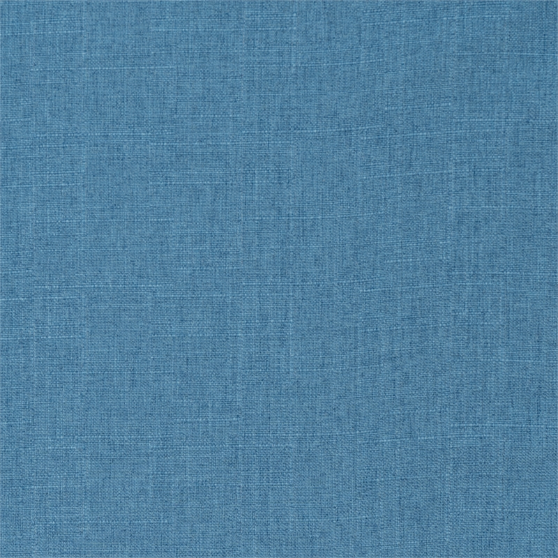 Linon Chelsea 3 Pc Honey Pine Nook Set with 4 Pc Polyester Cushion Set in Blue
