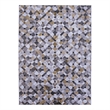 Linon Laredo Granbury Patchwork Polyester Faux Cowhide 5' X 7' Area Rug in Brown