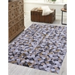 Linon Laredo Granbury Polyester Faux Cowhide 3' X 5' Accent Rug in Brown