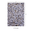 Linon Laredo Granbury Polyester Faux Cowhide 6'7