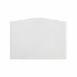 Linon Honor Jewelry Armoire Front Shutter Panel 4 Lined Drawers in White Wood