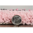 Linon Unicorn Shaped Hand Tufted Accent Rug in Pink