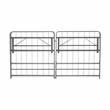 Linon Lowell King Folding Platform Mattress Base in Grey Powder Coated Steel