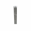 Linon Lowell King Folding Platform Mattress Base in Grey Powder Coated Steel