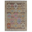 Linon Logan Adana Polyester 2' X 3' Accent Rug in Brown and Beige