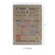 Linon Logan Adana Polyester 8' X 10' Area Rug in Brown and Beige