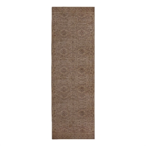 Linon Dillon Sylvester Sand and Beige 2'6&quot X 8' Runner Rug