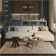 Linon Dillon Wren Sand and Ivory 5' X 7' Area Rug