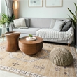 Linon Dillon Wren Sand and Ivory 8' X 10' Area Rug