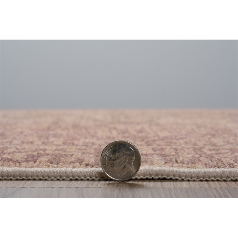 Linon Dillon Sylvester Sand and Beige 5' X 7' Area Rug