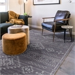 Linon Dillon Igor Grey and Ivory 8' X 10' Area Rug