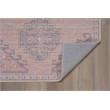 Linon Dillon Emmie Pink and Blue 5' X 7' Area Rug