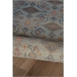 Linon Dillon Cordele Blue and Ivory 2'6