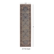 Linon Dillon Cordele Blue and Ivory 2'6