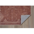 Linon Dillon Macon Brown and Ivory 5' X 7' Area Rug