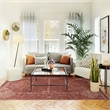 Linon Dillon Macon Brown and Ivory 8' X 10' Area Rug