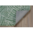 Linon Indoor Outdoor Washable Bondi Green & Ivory 5' X7' Area Rug