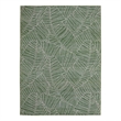 Linon Indoor Outdoor Washable Bondi Green & Ivory 5' X7' Area Rug